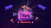 Cocktail Party Facebook Event Cover Design