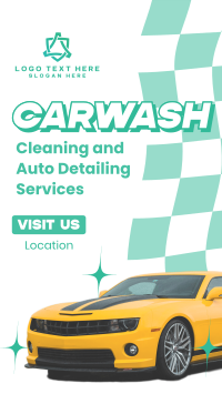 Carwash Cleaning Service Facebook story Image Preview