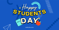 Happy Students Day Facebook Ad Design