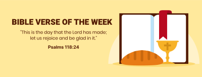 Verse of the Week Facebook cover Image Preview