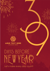 Classy Year End Countdown Poster Image Preview