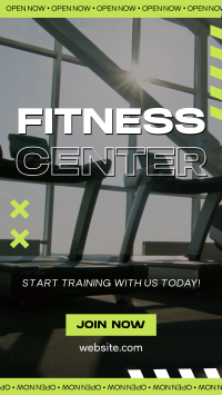 Fitness Training Center Instagram Story Design
