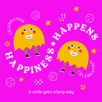 Happiness Is Contagious Instagram post Image Preview