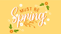Must be Spring Facebook Event Cover Design