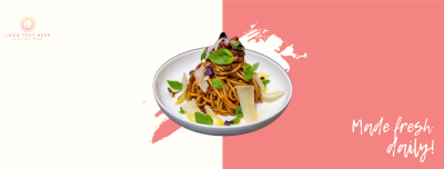 Pasta Flower Facebook cover Image Preview