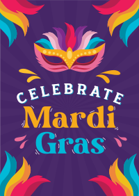 Celebrate Mardi Gras Poster Image Preview