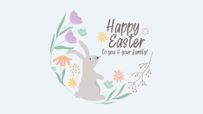 Easter Wreath Facebook event cover Image Preview