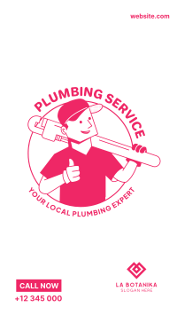 Plumber Guy Facebook Story Image Preview