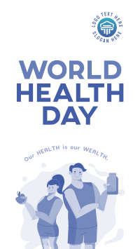Healthy People Celebrates World Health Day YouTube short Image Preview