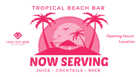 Tropical Beach Bar Animation Image Preview