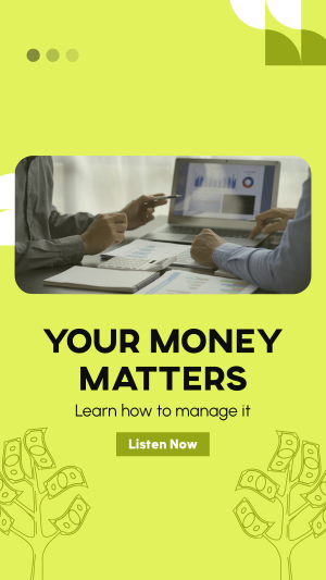 Money Matters Podcast Instagram story Image Preview