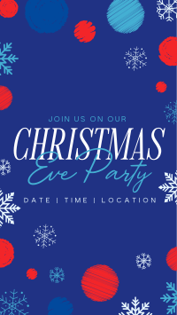 Christmas Eve Party Instagram Reel Design