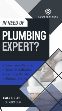 Diamond Plumbing Expert TikTok video Image Preview