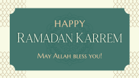 Happy Ramadan Kareem Animation Image Preview
