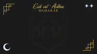Blessed Eid ul-Adha Zoom background Image Preview
