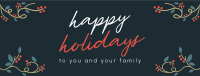 Holiday Season Greeting Facebook Cover Design