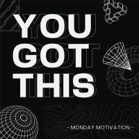 Geometric Monday Motivation Instagram post Image Preview