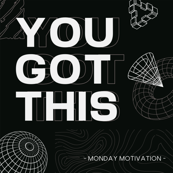 Geometric Monday Motivation Instagram Post Design Image Preview