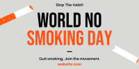 World No Smoking Day Twitter post Image Preview