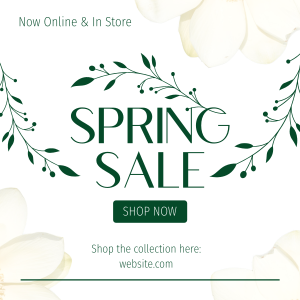 Aesthetic Spring Sale  Instagram post Image Preview