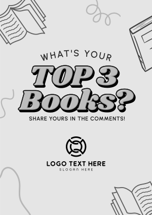 Top 3 Fave Books Flyer Image Preview