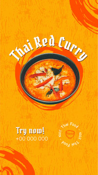 Thai Red Curry Facebook story Image Preview