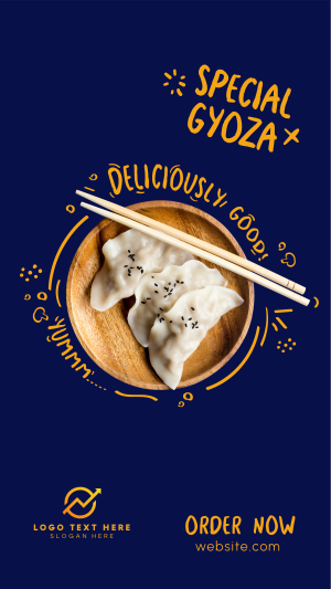 Special Gyoza Facebook story Image Preview