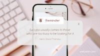 Business Quote Phone Reminder Animation Preview