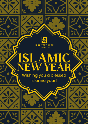 Islamic New Year Wishes Poster Image Preview