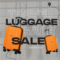 Travel Luggage Sale Instagram Post Design