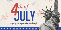 Fourth of July Greeting Twitter Post Image Preview