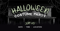 Haunted Halloween Party Facebook ad Image Preview