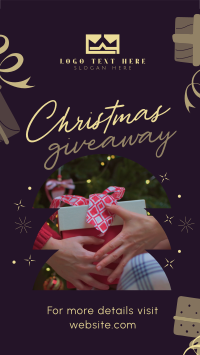 Christmas Giveaway Instagram Reel Design