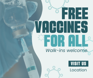 Free Vaccination For All Facebook post Image Preview