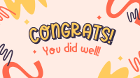 To Your Well-deserved Success Animation Design