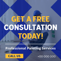 Painting Service Consultation Instagram Post Design