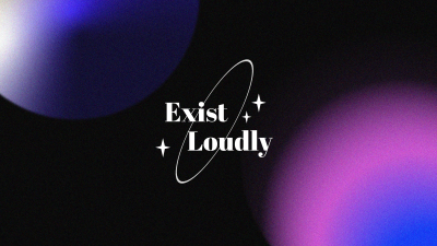 Exist Loudly Zoom background Image Preview