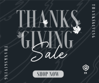 Thanksgiving Autumn Shop Sale Facebook Post Image Preview