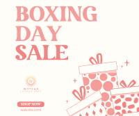 Boxing Day Flash Sale Facebook Post Design