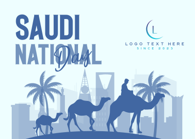 Celebrate Saudi National Day Postcard Image Preview