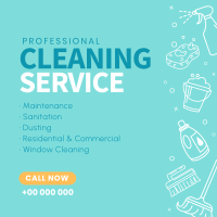 Cleaning Company Instagram Post Design