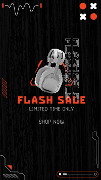 Tech Flash Sale Facebook Story Image Preview