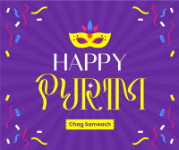 Burst Purim Festival Facebook post Image Preview