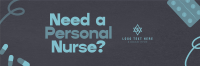 Caring Professional Nurse Twitter header (cover) Image Preview