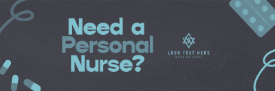 Caring Professional Nurse Twitter header (cover) Image Preview