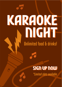 Karaoke Night Flyer Image Preview