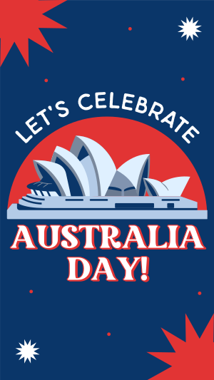 Let's Celebrate Australia Day Instagram story Image Preview