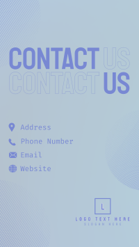 Smooth Corporate Contact Us Facebook Story Design