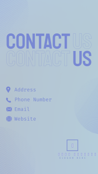 Smooth Corporate Contact Us Facebook story Image Preview