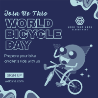 It's Bicycle Day Linkedin Post Image Preview